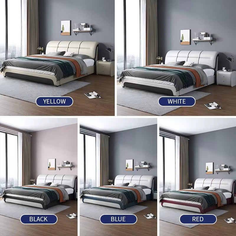 Luxury Italian Bedroom Set with Modern Design and Large Storage - King, Queen, Double Sizes